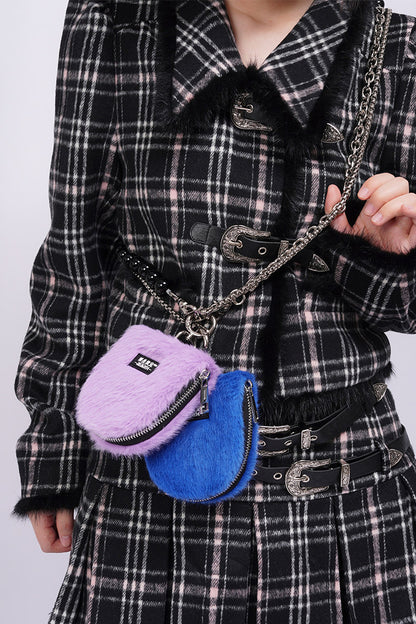 Plush Chain Coin Purse