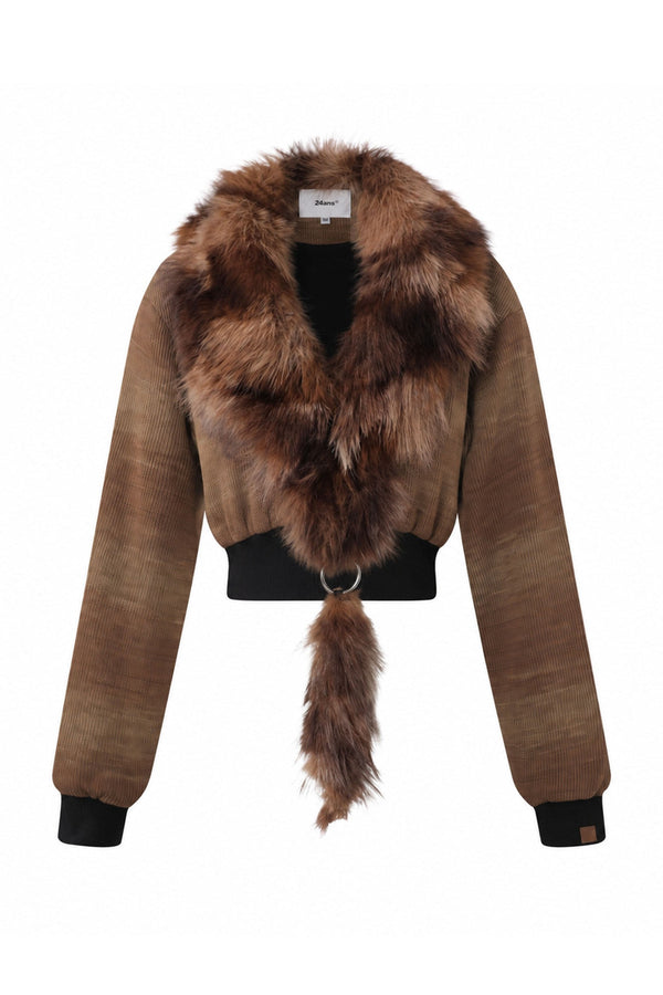 Detachable Ring Knit Jacket