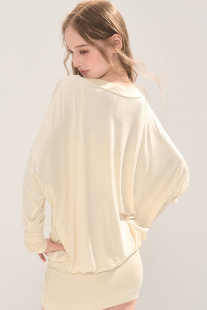 U-Neck Bow Dress