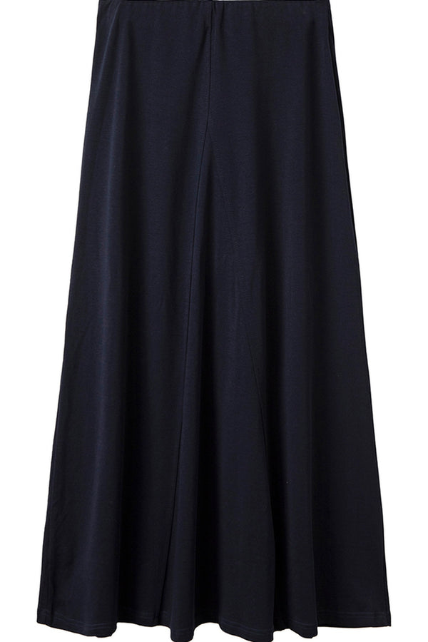 Cotton Blend A-Line Skirt