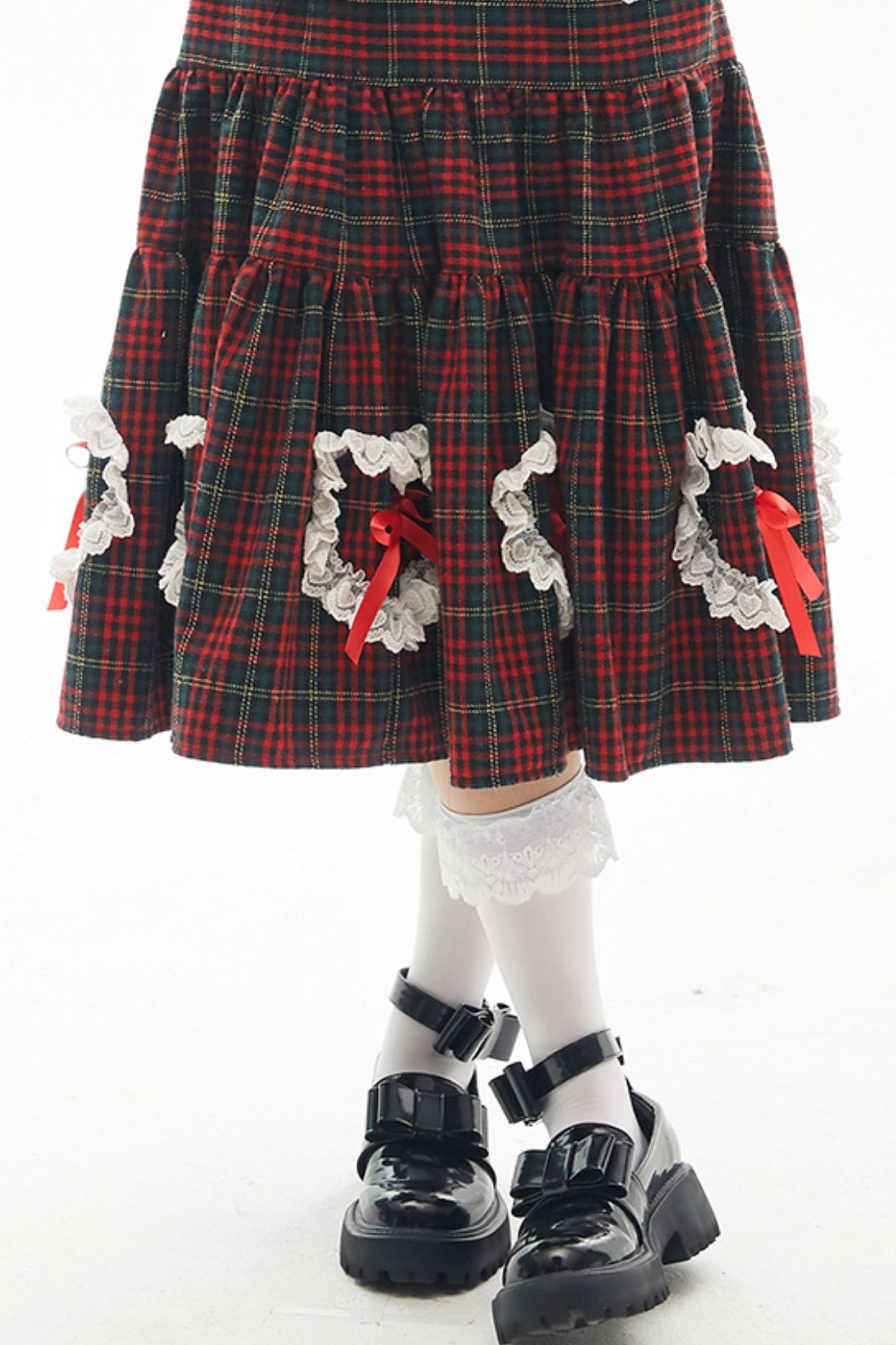 Showa Retro Woolen Skirt