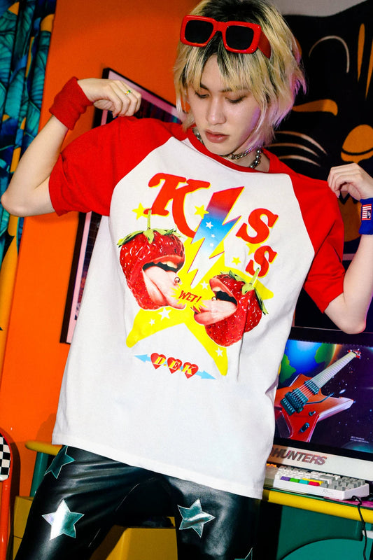 Retro Punk Raglan T-Shirt