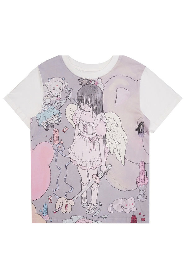 Angel Print T-Shirt