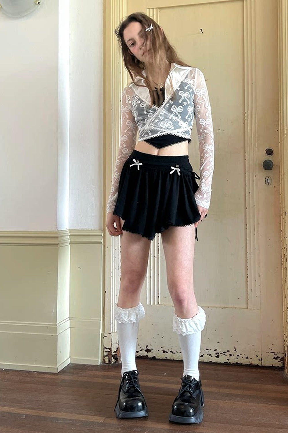 Angel's Tears Jacquard Ballet Top