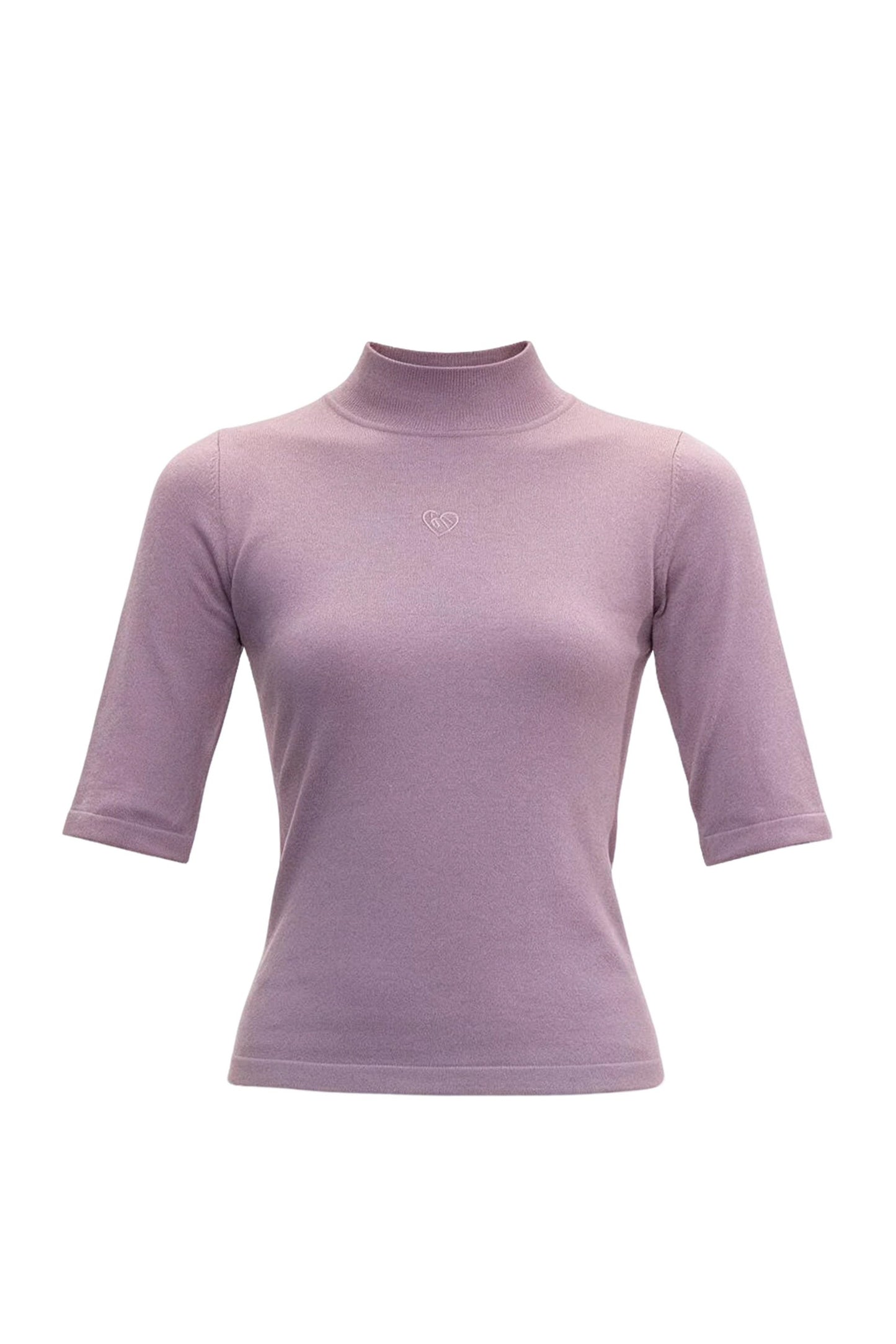 Mid-Sleeve Knit Sweater
