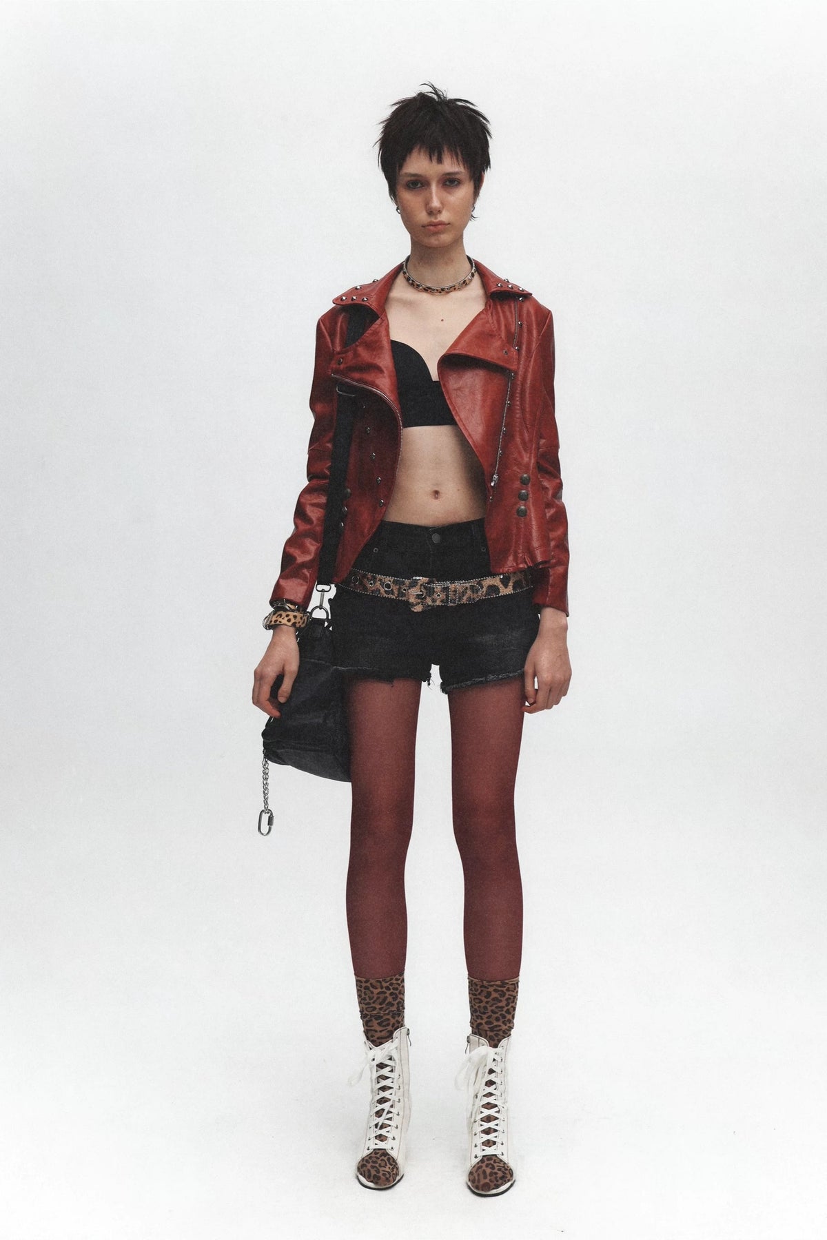 Hip-Hop Punk with Leather Belt