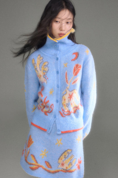 Bird Tulip Wool Knit Set-Up