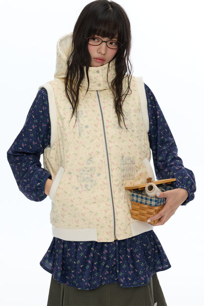 Reversible Cotton Padded Gilet