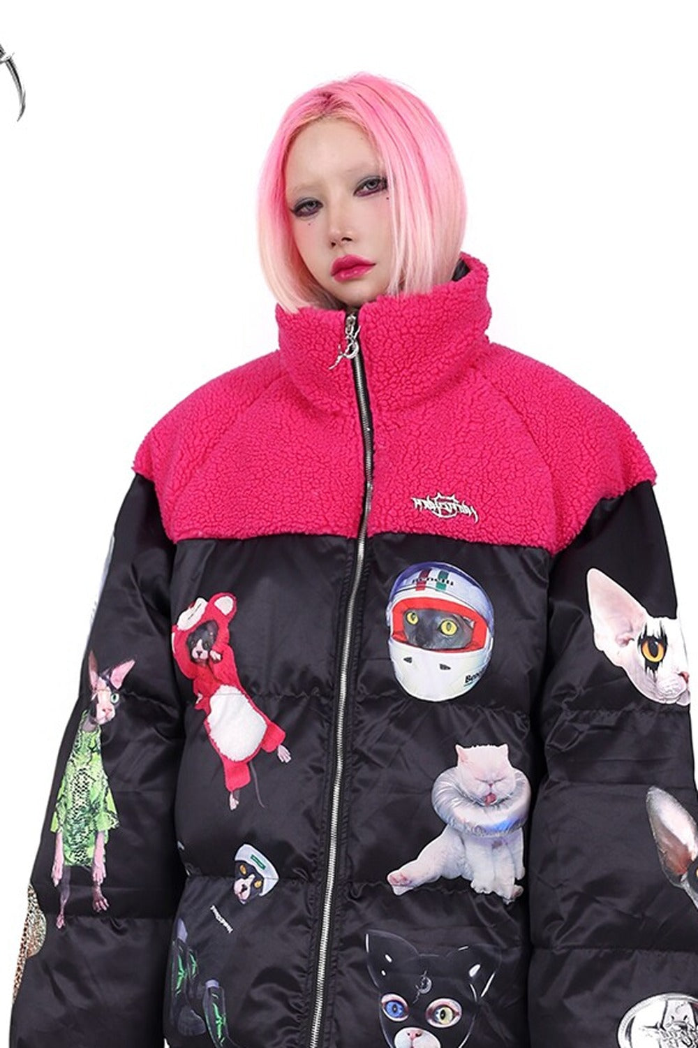 Pink Collar Cat Jacket