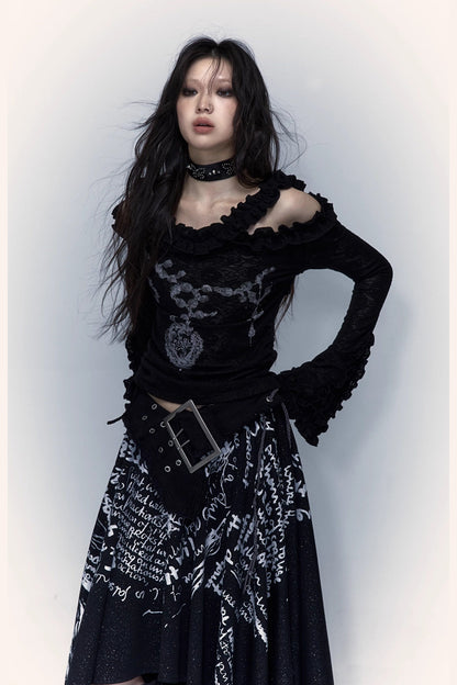 Retro Reversible Knit Top