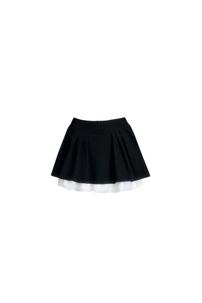 Lace Tie-Up Shirt Skirt Set-Up