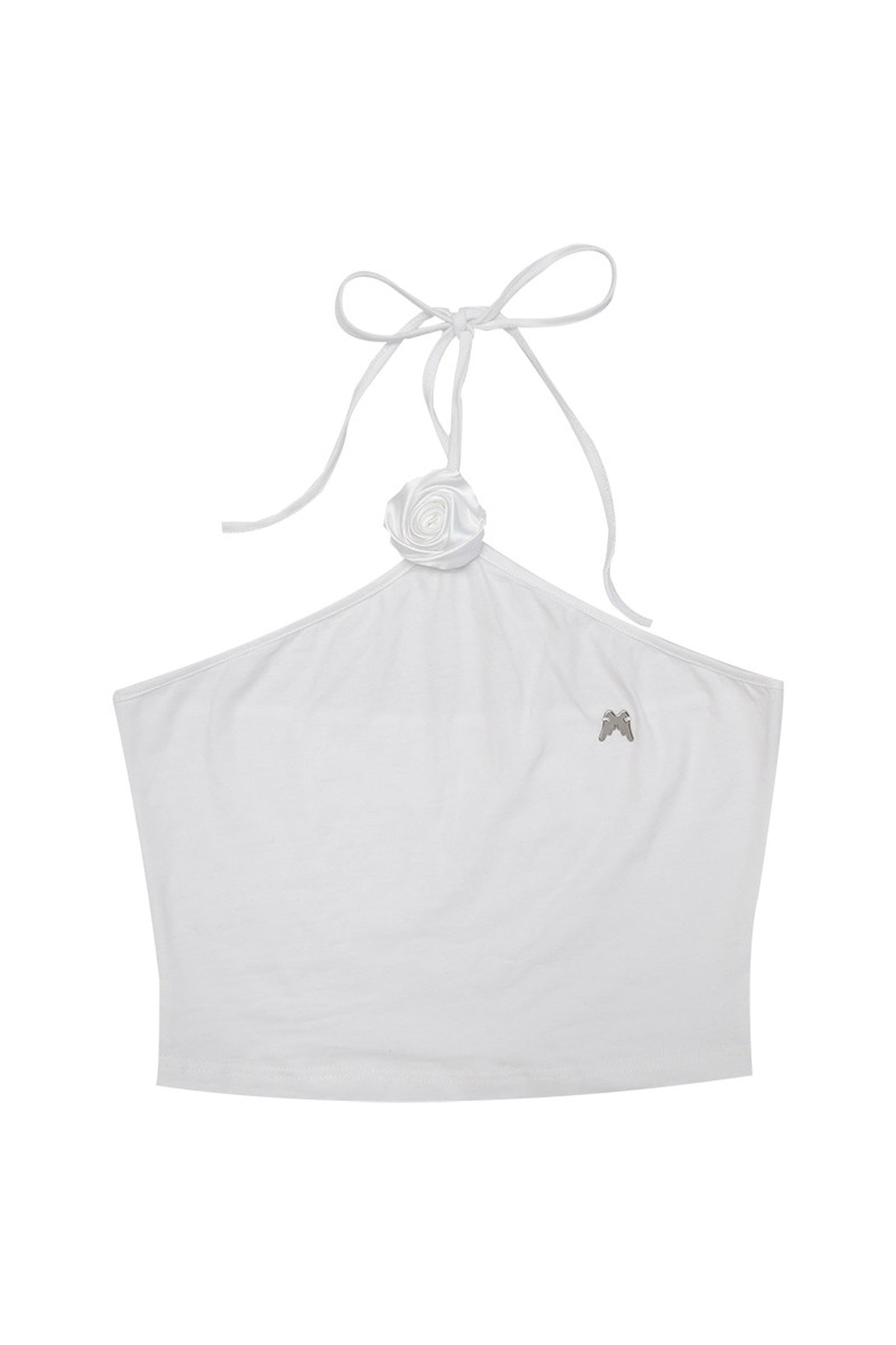 Rose Brooch Knitted Camisole Top
