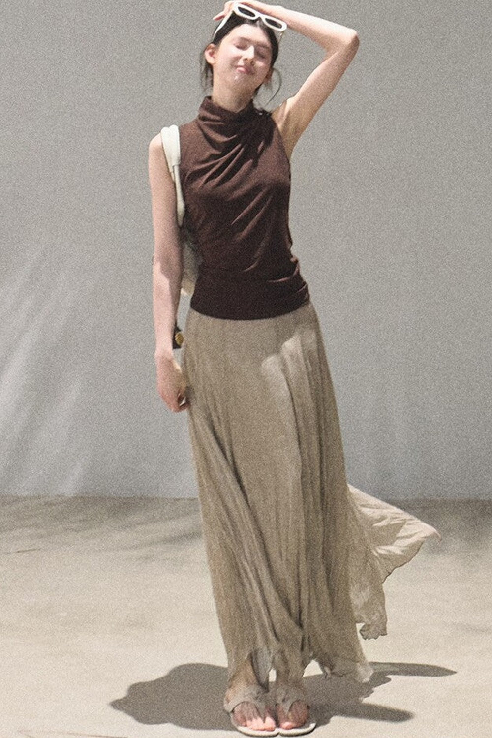 Flowing Twilight Halter Vest