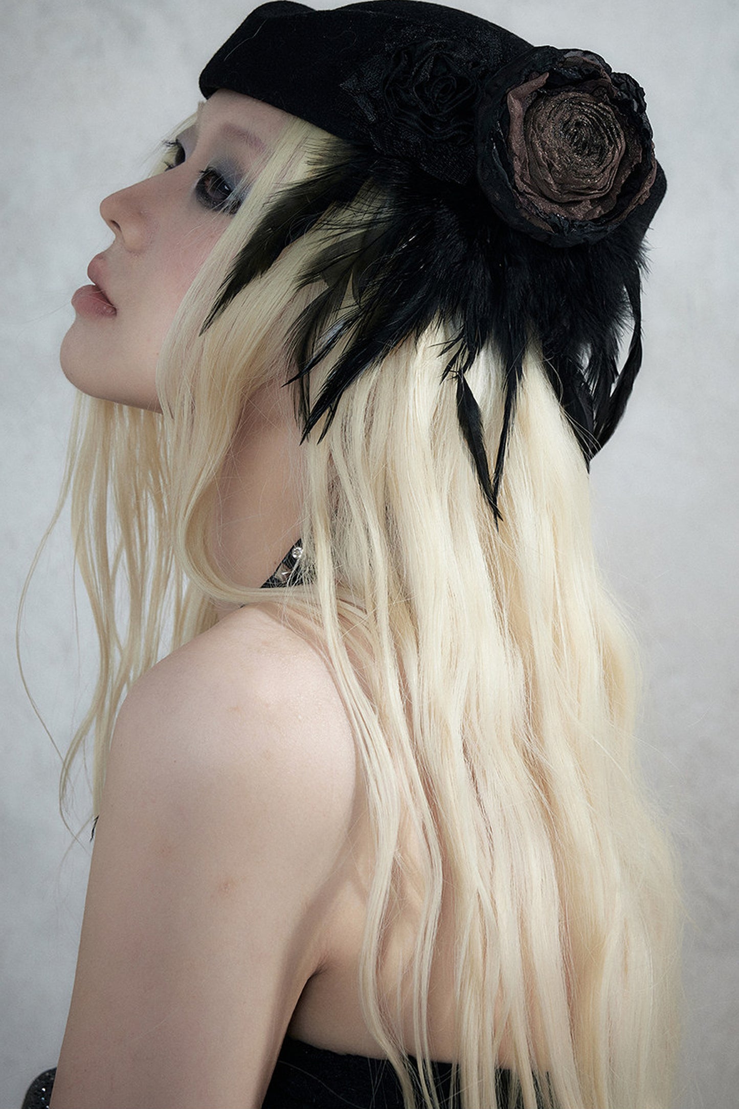 Baroque Lace Wool Beret