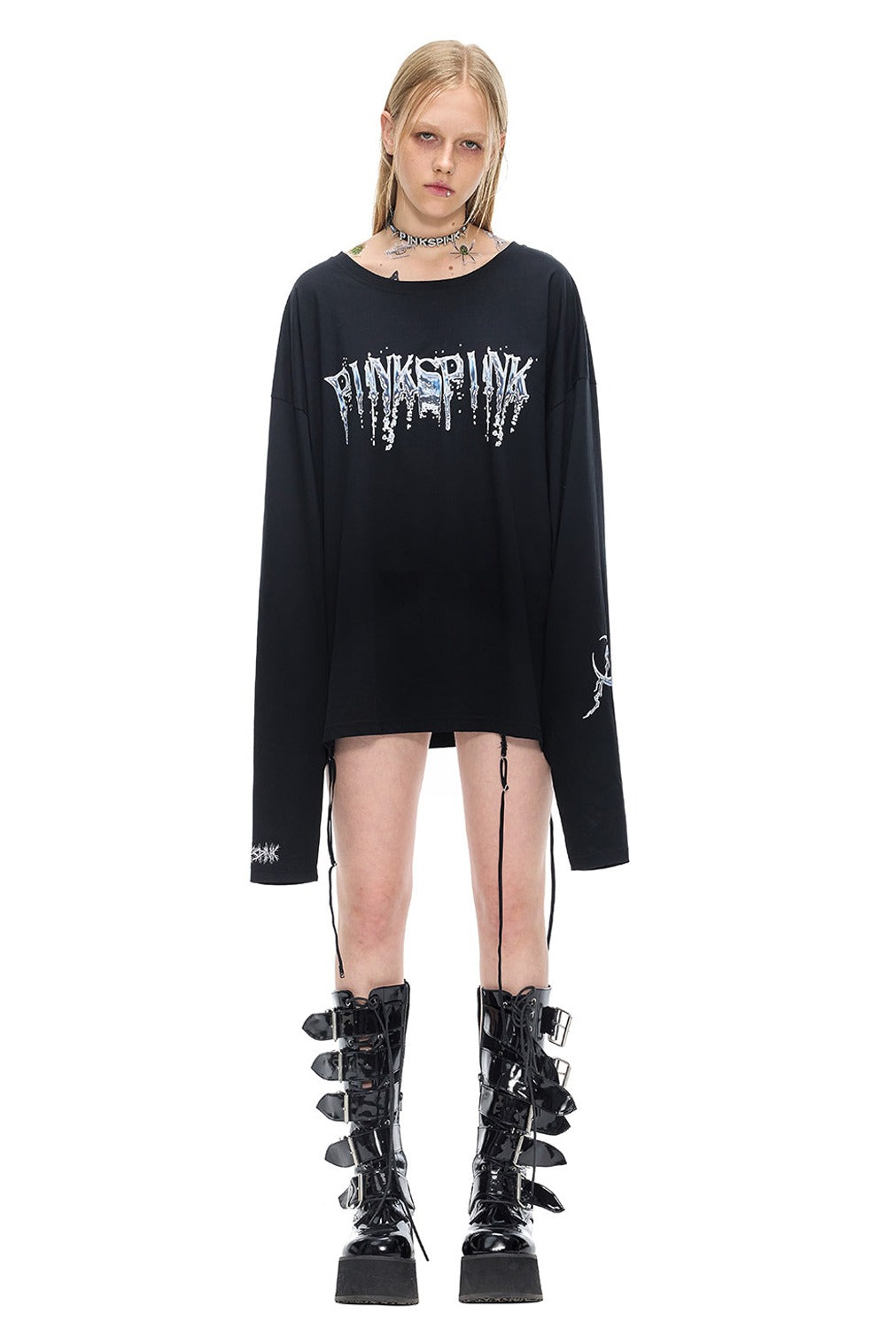 Punk-T-Shirt im Light-Subkulturstil