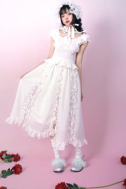 Heavenly Bow Lace Skirt