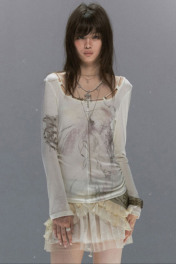 Broken Angel Tencel Top