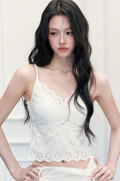 Delicate French V-Neck Camisole