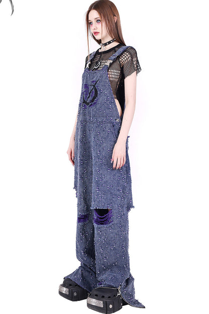 Geometric Mesh Rock Crop T-Shirt