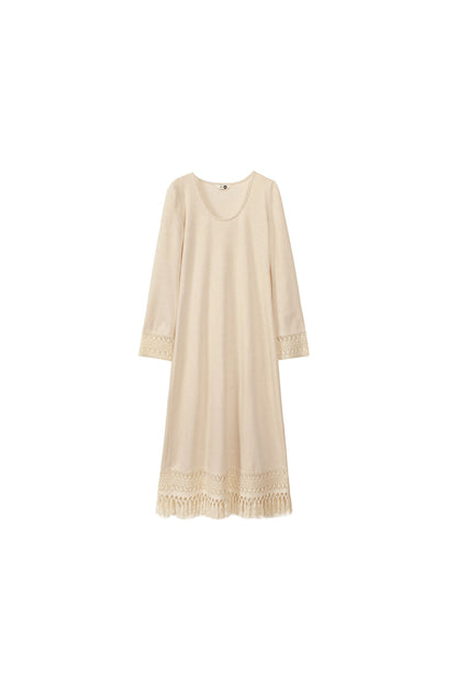 Tassel Knit Cape and Dress Set-Up