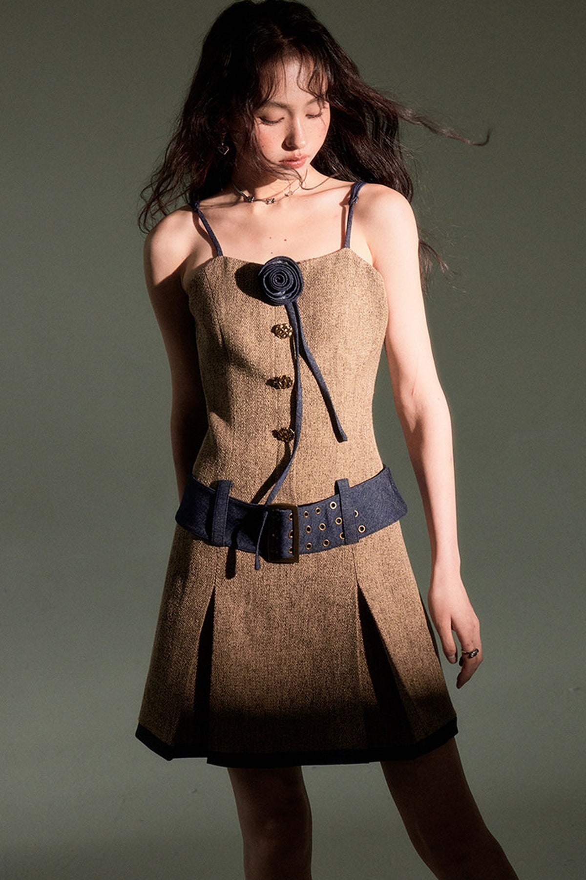 Elegant and Slimming 3D Rose Jacket Set-Up