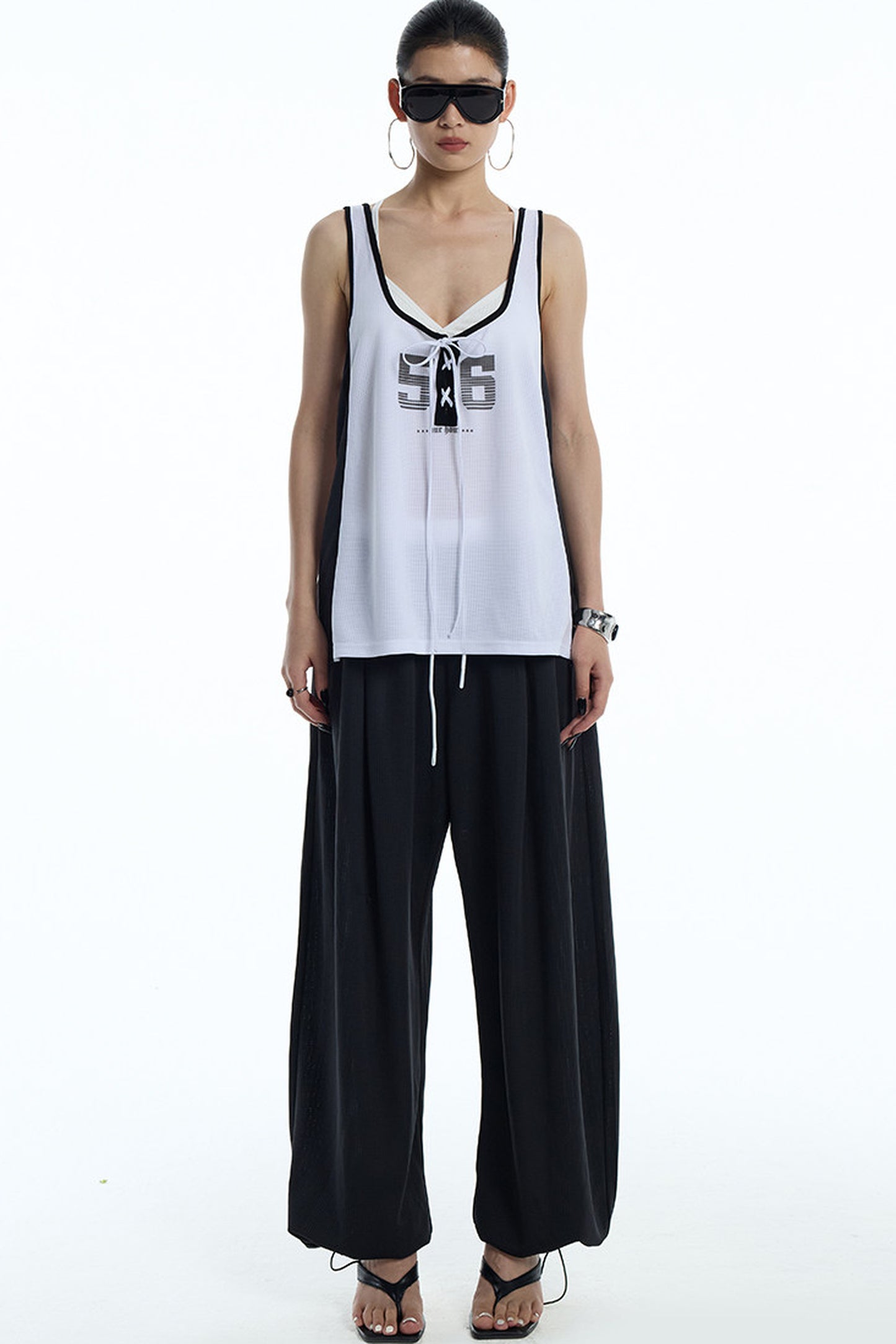 U-Neck Number 56 Jersey Vest