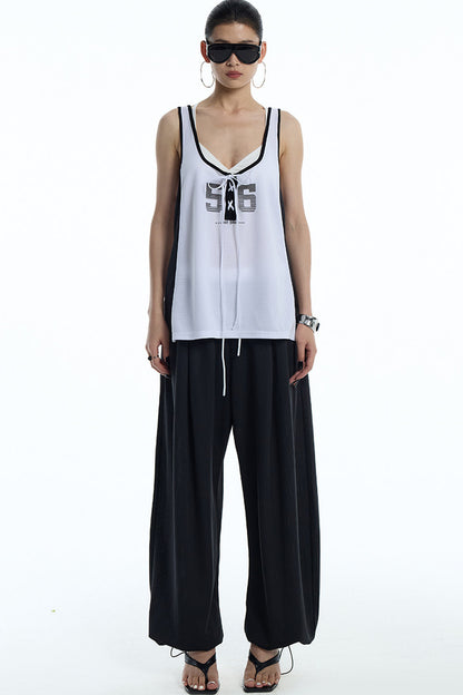 U-Neck Number 56 Jersey Vest