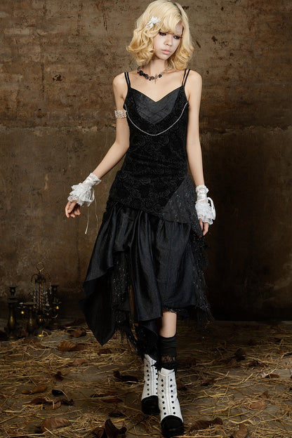 Retro Gothic Spaghetti Strap Camisole