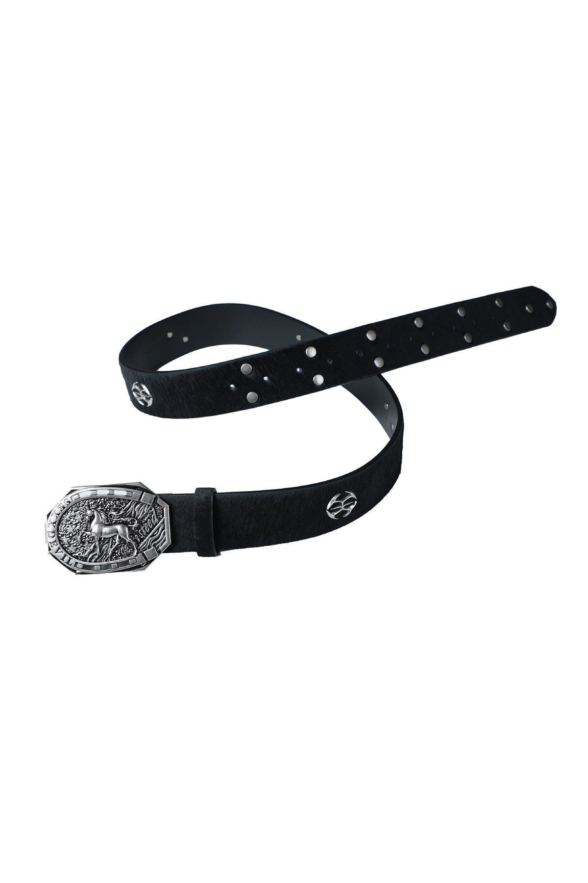 Horsehair Leather Rivet Horse Belt