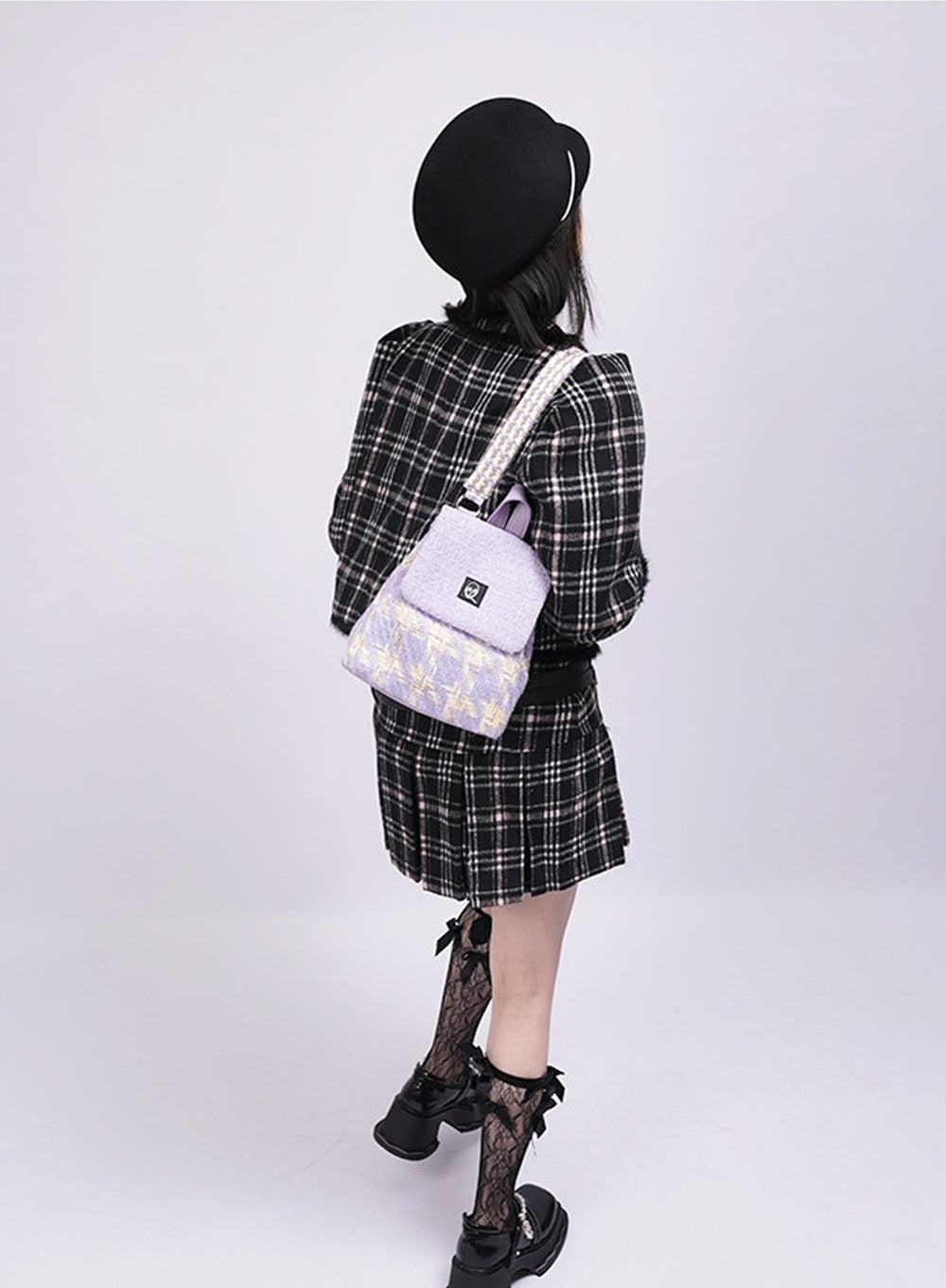 Y2K Furry Crossbody Backpack