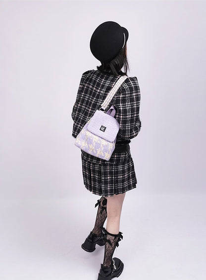 Y2K Furry Crossbody Backpack