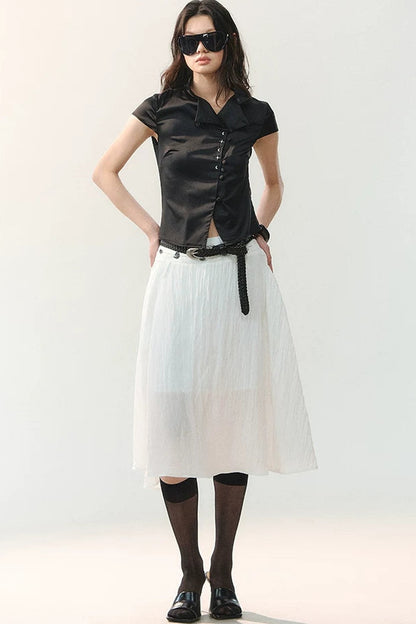 Deconstructing Era A-Line Skirt