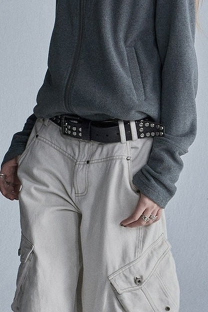 Loose Fleece Zip Jacket