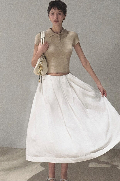 Old Money Linen Polo Top