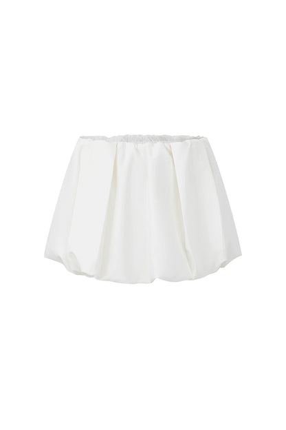 Three-Dimensional Flower Pleated Skirt