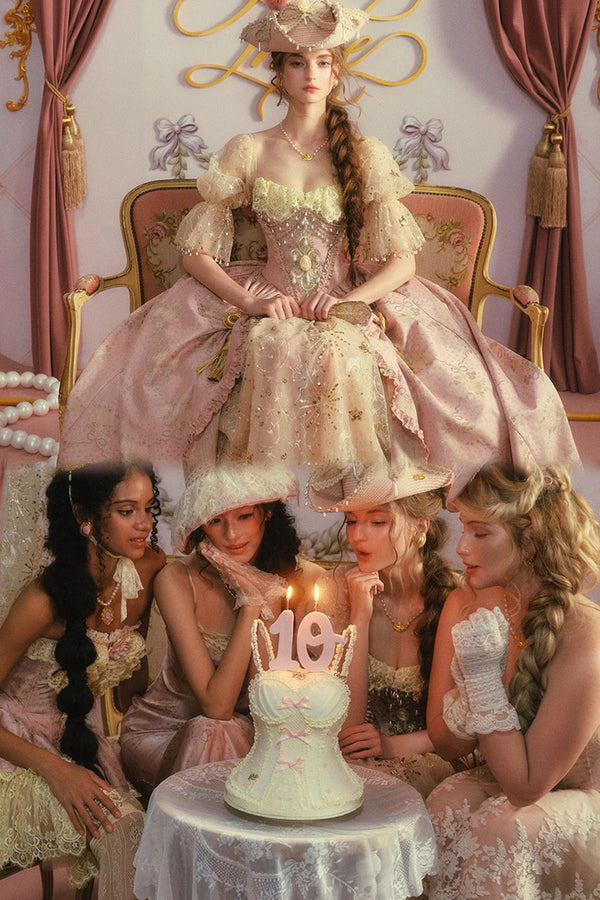 French Court Princess Dress Set-Up