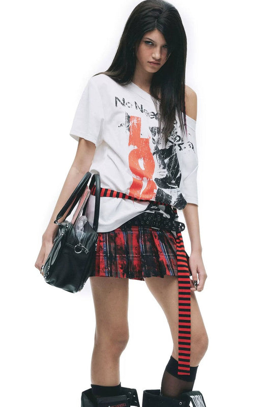 Punk Distressed Effect T-Shirt
