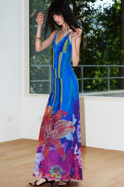 Western Vibe Slim Camisole Dress
