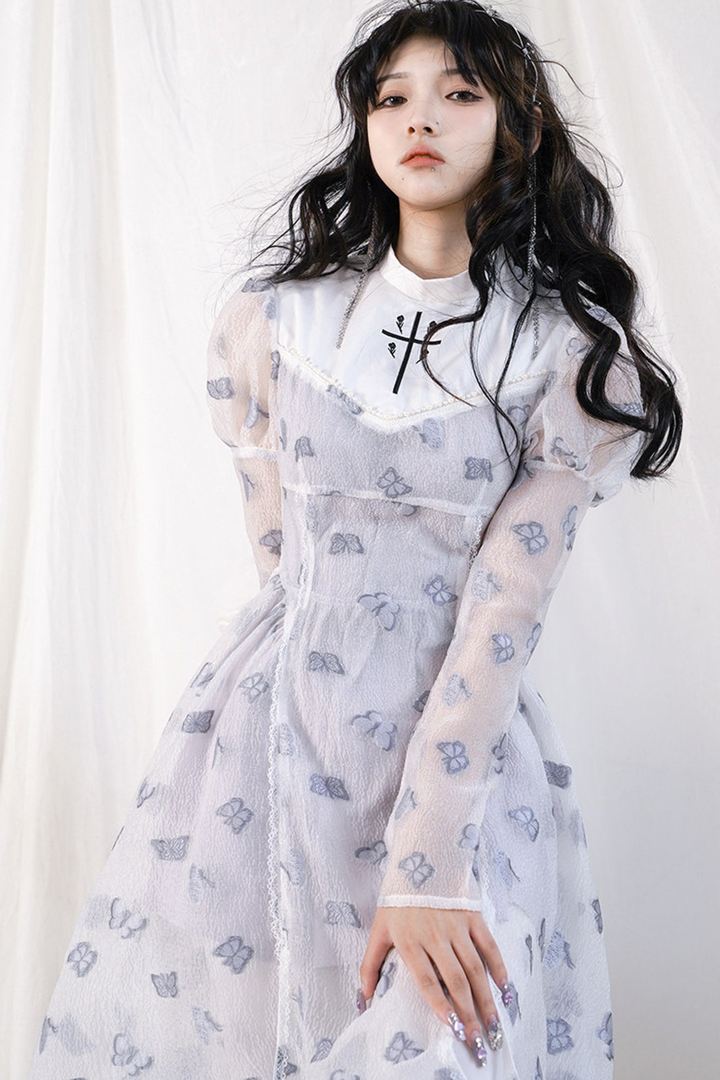 Butterfly Lace Princess Dress