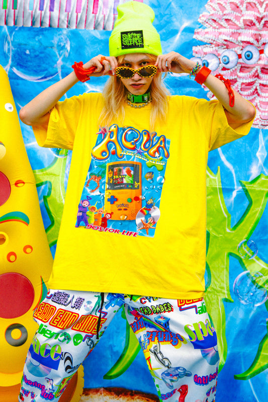 Bright Yellow Game Console Blouse
