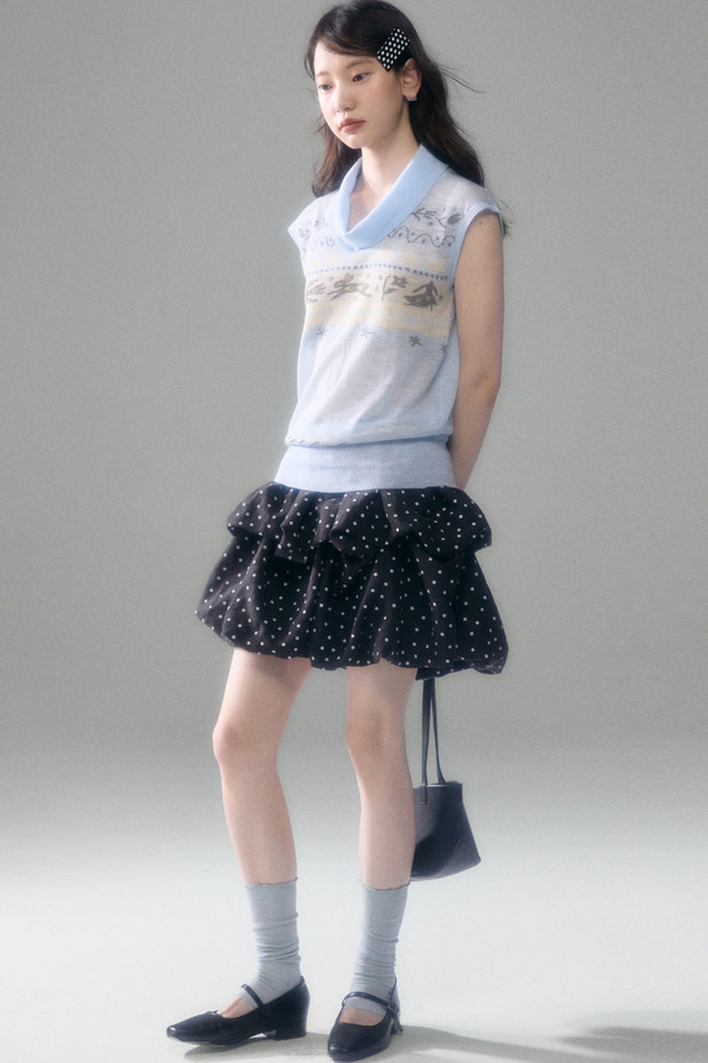 Bunny Fair Isle Knit Vest
