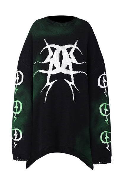 Electric Moon Graffiti Blouse