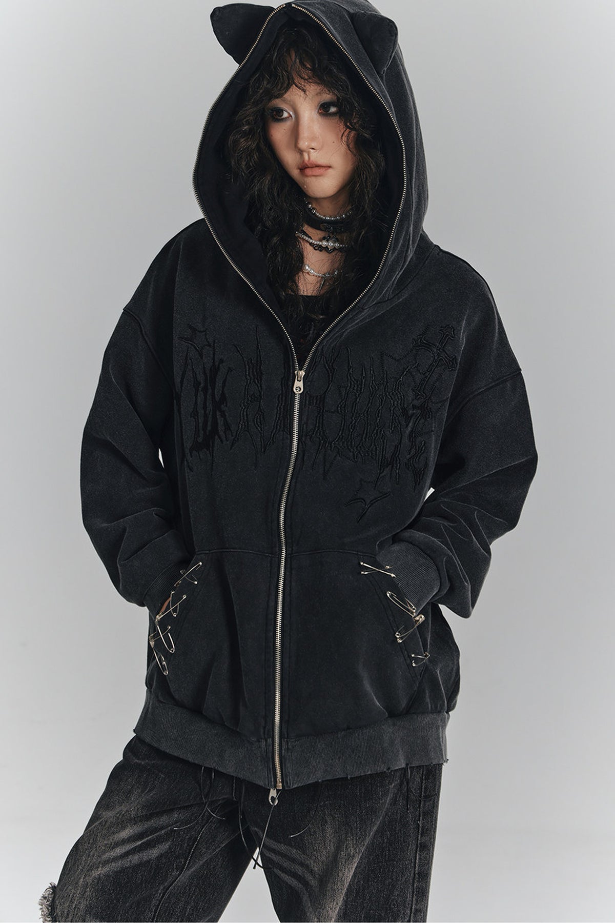 Cat Ear Pin Cardigan