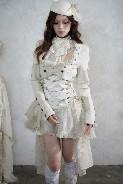 Baroque Punk Leather Jacket