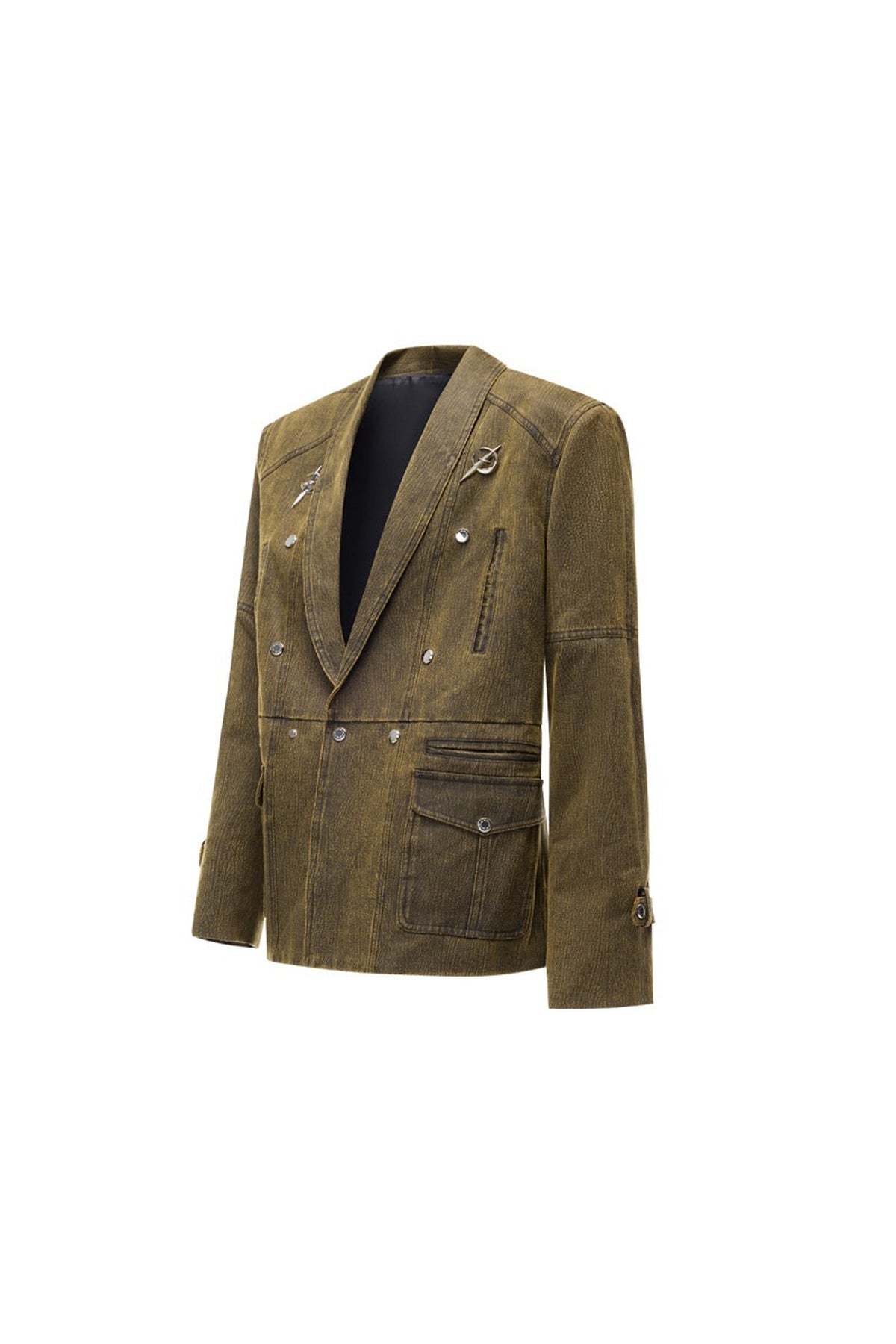 Y2K Oversized Double-Breasted Blazer