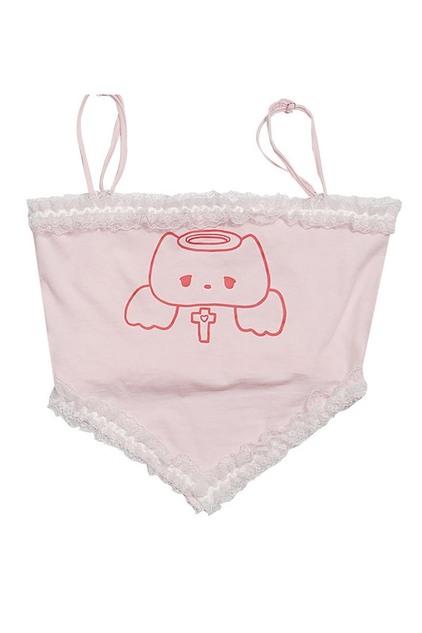 Angel Cat Lace Camisole