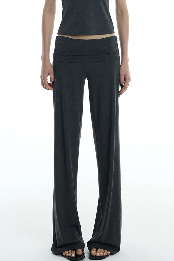 Lyocell One-Shoulder Top And Pants Set-Up