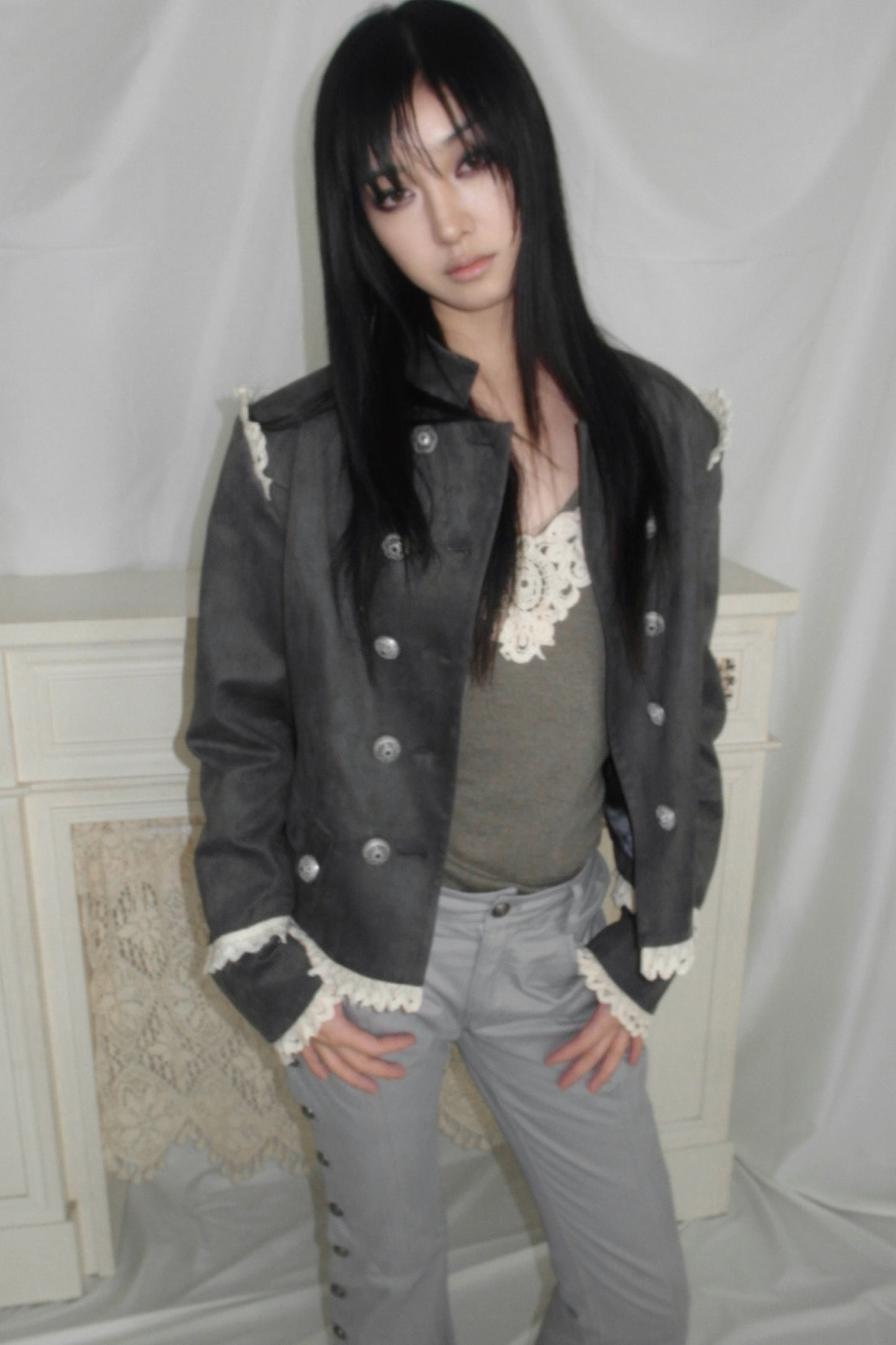 Medieval Suede Courtly Jacket