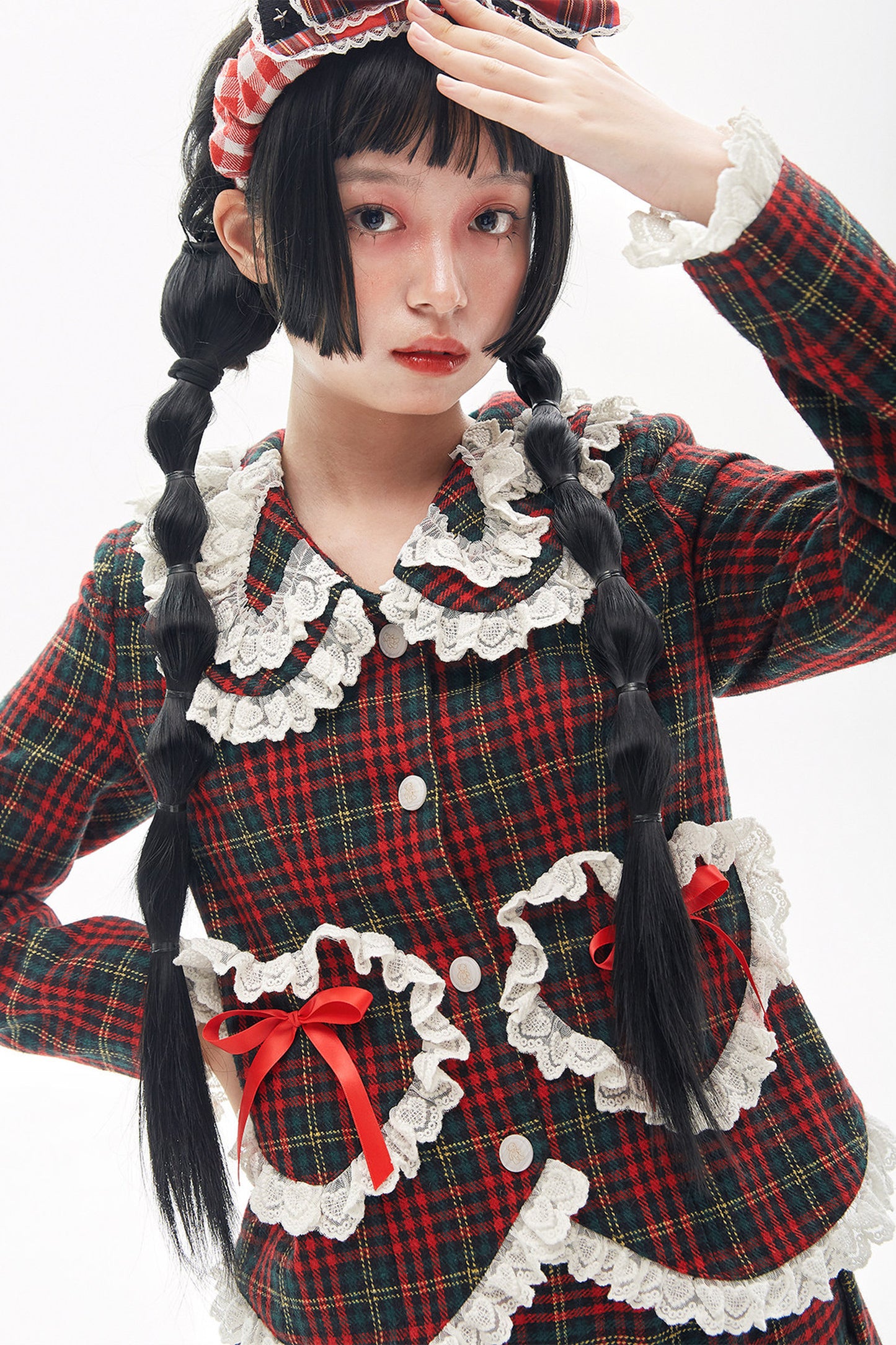 Showa Retro Red Lolita Coat