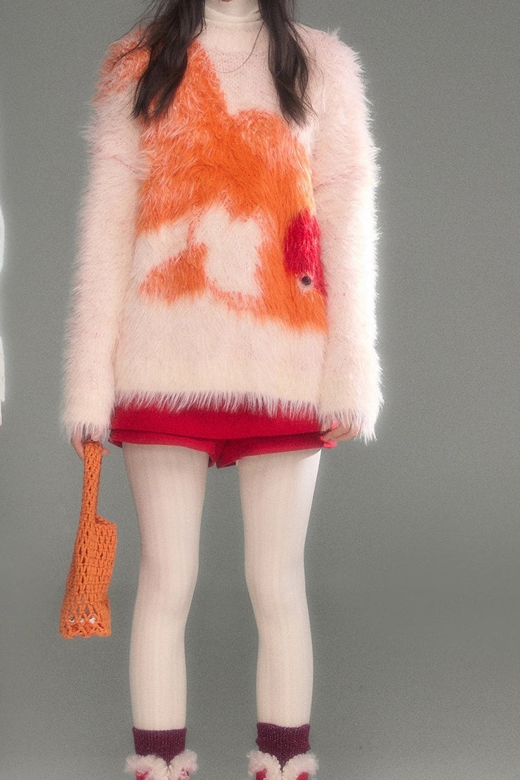 Red Berry A-Line Layered-Look Skirt